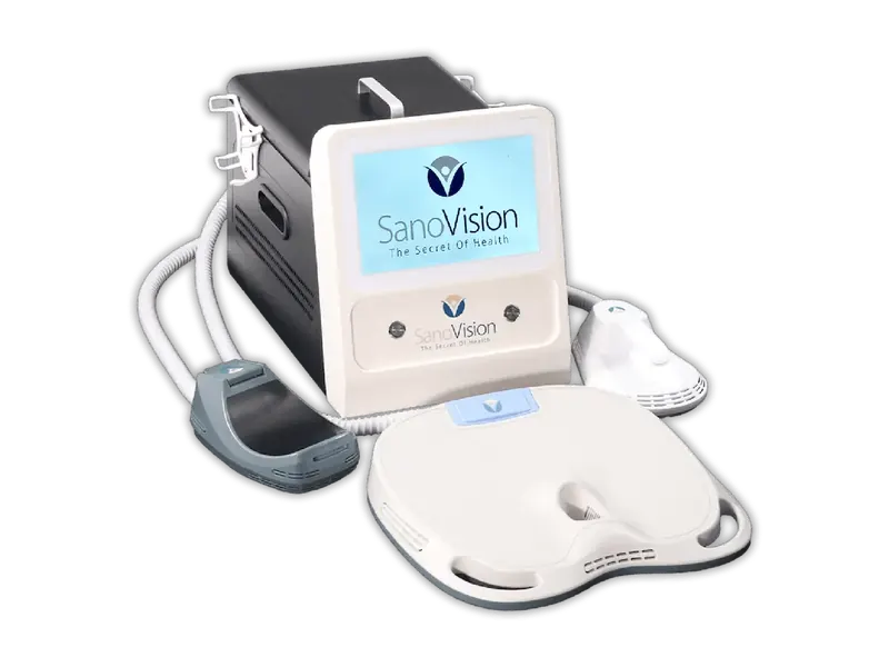 SANO BodyQure control unit with seat applicator and hand applicators